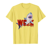 Load image into Gallery viewer, Bloody week of the Shark shirt, Great White shark t shirt