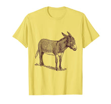 Load image into Gallery viewer, Donkey T-Shirt. Cool Nature Donkey Tee