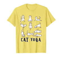 Load image into Gallery viewer, Fun Cat Yoga Gift T Shirt, Cute Family Gift, Lt
