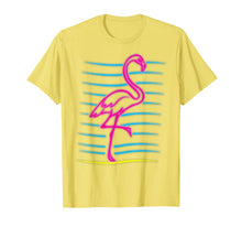 Load image into Gallery viewer, 80's Retro Pink Flamingo Bird Shirt | Bird Lover Gift