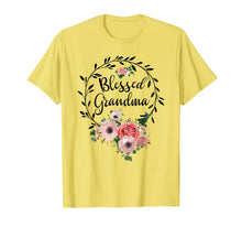 Load image into Gallery viewer, Blessed Grandma T-Shirt with floral, heart Mother's Day Gift