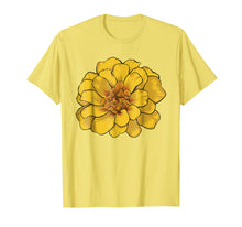 Load image into Gallery viewer, Yellow Marigold Flower T-Shirt