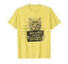 Load image into Gallery viewer, Bad Kitty Cat Police Line Up Funny Cats T-shirt Unisex