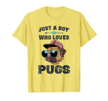 Load image into Gallery viewer, Love Pugs Saying Tshirt Gifts for Boys Pug Dogs Lover Shirts