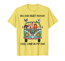 Load image into Gallery viewer, In Hair On Dark Highway A Desert Corgi Cool Wind Hippie Dog T-Shirt