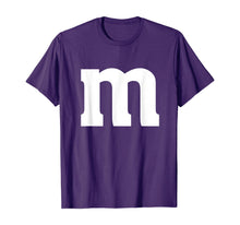 Load image into Gallery viewer, Letter m Shirt lower Case Halloween alphabet costume T-Shirt