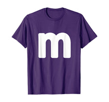 Load image into Gallery viewer, letter m shirt lower case alphabet Letter M different colors T-Shirt