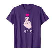 Load image into Gallery viewer, K-Pop Hand Symbol Kpop Heart Korean Music Gift T-Shirt