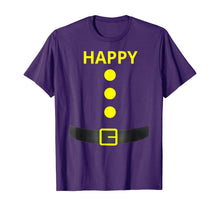 Load image into Gallery viewer, Happy Dwarf Halloween Costume Blue Shirt T-Shirt