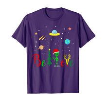 Load image into Gallery viewer, Believe In Alien Space Lover Christmas Xmas Gift T-Shirt