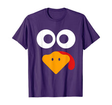 Load image into Gallery viewer, Cute Turkey Face Funny Thanksgiving Gift T-Shirt