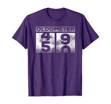 Load image into Gallery viewer, Funny oldometer 49-50 birthday turning 50 half century T-Shirt