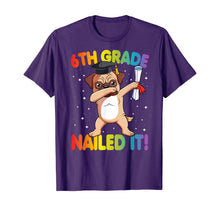 Load image into Gallery viewer, Dabbing Pug 6th Grade Graduation Class 2020 Boys Girls Gift T-Shirt-403917