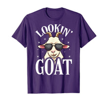 Load image into Gallery viewer, Funny Goat Designs Looking Goat T-Shirt