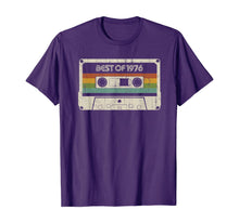 Load image into Gallery viewer, Vintage Best of 1976 43th Birthday Cassette T-Shirt-218527