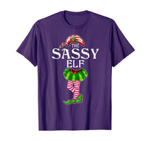 Load image into Gallery viewer, The Sassy Elf Christmas Matching Family Group T-Shirt