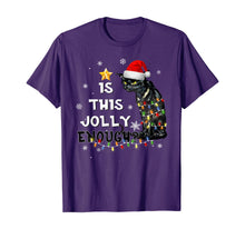 Load image into Gallery viewer, Christmas Is this jolly enough Noel Cat merry christmas T-Shirt