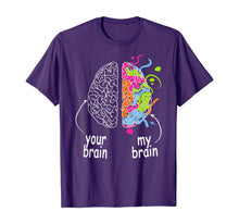 Load image into Gallery viewer, Neurodiversity brain Gift idea for Dyslexia ADHD Autism ASD T-Shirt