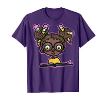 Load image into Gallery viewer, Pencil Puff Back to Books T-Shirt