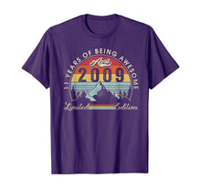 Load image into Gallery viewer, April 2009 Sunset Vacation 11 Yrs Old Vintage Retro Birthday T-Shirt-374072