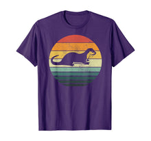 Load image into Gallery viewer, Sea Otter Shirt Sunset Retro Vintage 70s Animal Nature Lover T-Shirt