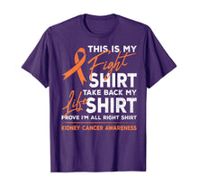 Load image into Gallery viewer, This Is My Fight Shirt Kidney Cancer Awareness Month Ribbon T-Shirt-353383