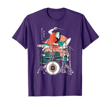 Load image into Gallery viewer, DRUMMER-SAMURAI T-Shirt GIFT Japanese Vintages T-Shirt