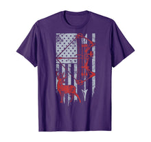 Load image into Gallery viewer, Bow Hunting Deer Flag T-Shirt for Men Or Women Hunters-145715