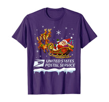 Load image into Gallery viewer, United States Postal Service Santa Christmas Funny Xmas Gift T-Shirt