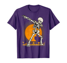 Load image into Gallery viewer, Halloween Shirts For Boys Kids Dabbing Skeleton Costume Dab T-Shirt
