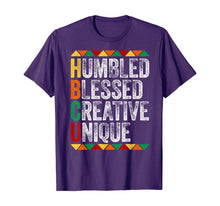 Load image into Gallery viewer, HBCU Humbled Blessed Creative Unique T-Shirt Historical T-Shirt-782512