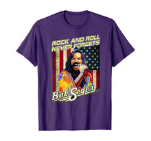 Load image into Gallery viewer, Graphic Bob shirt Seger Funny American Flag Retro Love Music T-Shirt