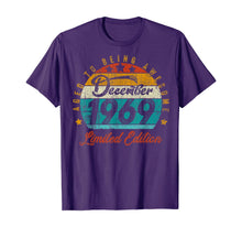 Load image into Gallery viewer, Vintage December 1969 Design 50 Years Old 1969 Birthday Gift T-Shirt