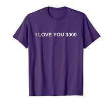 Load image into Gallery viewer, I love you 3000 for women girl gift I know moon back mom T-Shirt