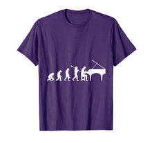 Load image into Gallery viewer, Piano T-Shirt - Evolution Pianist Shirts Music Musician