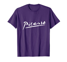 Load image into Gallery viewer, Pablo Picasso Art signature T shirt