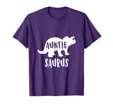 Load image into Gallery viewer, Auntiesaurus T-Shirt Gift for Aunt Pregnancy Announcement