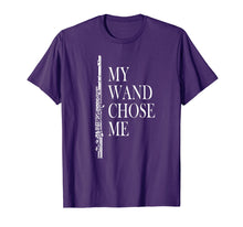 Load image into Gallery viewer, Flute Shirt - My Wand Chose Me - Funny Marching Band Apparel