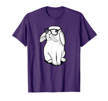 Load image into Gallery viewer, Funny Rabbit Hipster Bunny Geek Nerd Women Girls T-Shirt