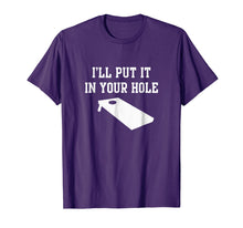 Load image into Gallery viewer, Funny Cornhole Bean Bag Toss Game T-Shirt