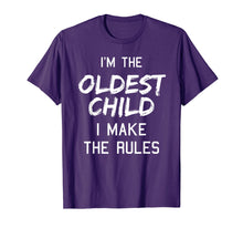 Load image into Gallery viewer, Oldest Child Shirt I Make The Rules Tshirt Siblings