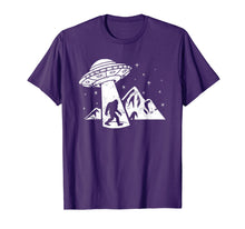 Load image into Gallery viewer, Bigfoot UFO Aliens Shirt BELIEVE Sasquatch Gift T-Shirt