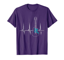 Load image into Gallery viewer, Guitar T-Shirt - Heartbeat Guitarist Shirts