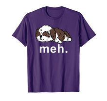Load image into Gallery viewer, Shih Tzu Meh Shirt - Funny Internet Meme Gifts Women Men