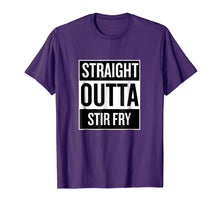 Load image into Gallery viewer, Straight Outta Stir Fry Fun Food Cool T Shirt