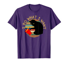 Load image into Gallery viewer, Cat I Do What I Want Retro Vintage Sunset Tshirt