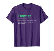 Load image into Gallery viewer, Best Funny Dentist Definition Dental gift T Shirt