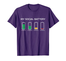 Load image into Gallery viewer, My Social Battery Is Dying For This Introvert People T-Shirt