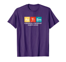 Load image into Gallery viewer, Autism Awareness T-Shirt ASD Funny Disability Periodic Table