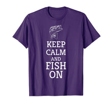 Load image into Gallery viewer, Keep Calm And Fish On T-Shirt
